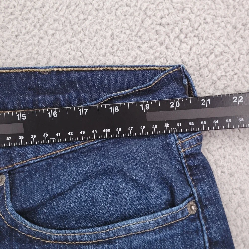 LEVIS 514 Jeans Mens Size 40x30 Straight Fit Dark Wash Low Stretch Denim